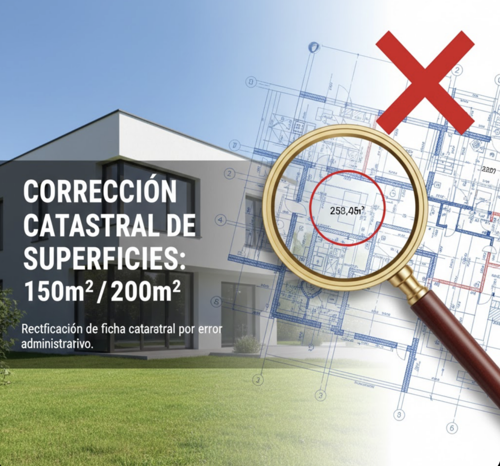 Imagen que representa discrepancias catastrales entre la parcela y la administración