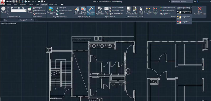 Imagen de software cad mostrando un plano.
